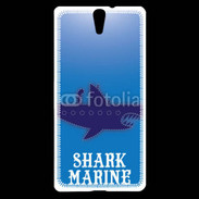 Coque Sony Xperia C5 Pêcheur de requin