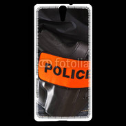 Coque Sony Xperia C5 Brassard Police 75