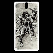 Coque Sony Xperia C5 Guerrier en dessin 25