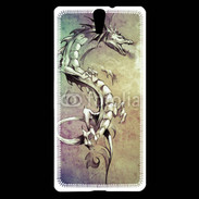 Coque Sony Xperia C5 Dragon en dessin 26