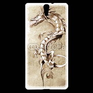 Coque Sony Xperia C5 Dragon en dessin 30
