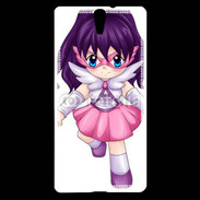 Coque Sony Xperia C5 Chibi style illustration of a super-heroine 25