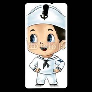 Coque Sony Xperia C5 Cute cartoon illustration of a sailor