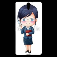 Coque Sony Xperia C5 Cute cartoon illustration of a teacher