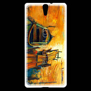 Coque Sony Xperia C5 Peinture de bateau