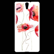 Coque Sony Xperia C5 Peinture de Coquelicots