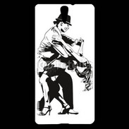 Coque Sony Xperia C5 Dessin de Danseur en couple