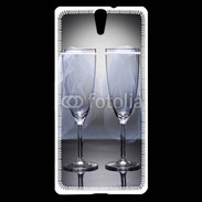 Coque Sony Xperia C5 Coupe de champagne lesbienne
