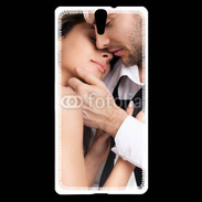 Coque Sony Xperia C5 Couple romantique et glamour