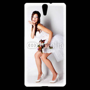 Coque Sony Xperia C5 Mariée glamour 
