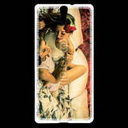 Coque Sony Xperia C5 Couple lesbiennes romantiques