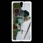 Coque Sony Xperia C5 Hélicoptère militaire