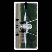 Coque Sony Xperia C5 Avion de chasse F18 de face