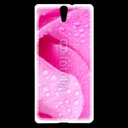Coque Sony Xperia C5 Pétale de rose