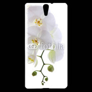 Coque Sony Xperia C5 Orchidée blanche