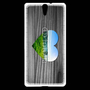 Coque Sony Xperia C5 Coeur de nature