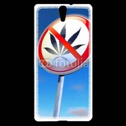 Coque Sony Xperia C5 Interdiction de cannabis 2