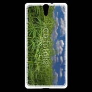 Coque Sony Xperia C5 Champs de cannabis