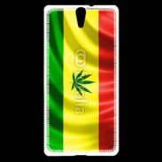Coque Sony Xperia C5 Drapeau cannabis