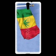 Coque Sony Xperia C5 Drapeau cannabis 2