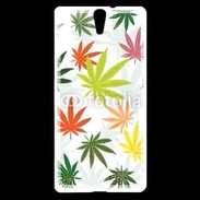 Coque Sony Xperia C5 Marijuana leaves