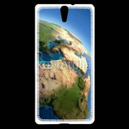 Coque Sony Xperia C5 Terre vue du ciel