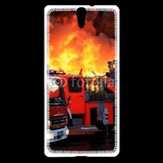 Coque Sony Xperia C5 Intervention des pompiers incendie