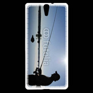 Coque Sony Xperia C5 Pêcheur de nuit