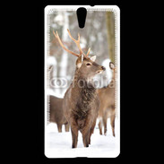 Coque Sony Xperia C5 Cerf et biche en troupeau