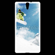 Coque Sony Xperia C5 Saut en Snowboard 2