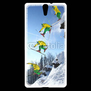 Coque Sony Xperia C5 Ski freestyle en montagne 20