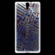Coque Sony Xperia C5 Aspect circuit imprimé 