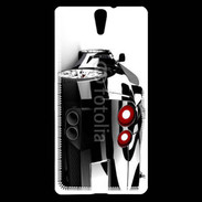 Coque Sony Xperia C5 Voiture de course noire