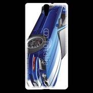 Coque Sony Xperia C5 Mustang bleue