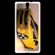 Coque Sony Xperia C5 Belle voiture jaune et noire