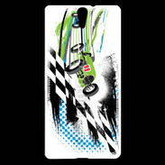 Coque Sony Xperia C5 Course de voiture rétro