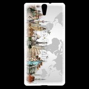 Coque Sony Xperia C5 Tour du monde 4