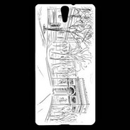 Coque Sony Xperia C5 Dessin Arc de Triomphe Paris