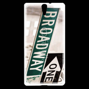 Coque Sony Xperia C5 Panneau Broadway 5
