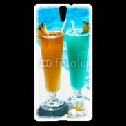 Coque Sony Xperia C5 Cocktail piscine