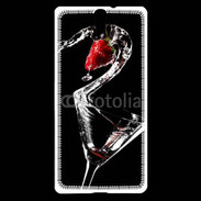 Coque Sony Xperia C5 Cocktail de fraise