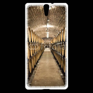 Coque Sony Xperia C5 Cave tonneaux de vin