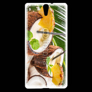 Coque Sony Xperia C5 Pinacolada dans une noix de coco 2