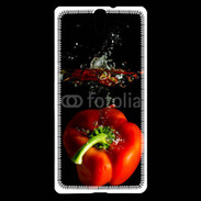 Coque Sony Xperia C5 Poivron rouge