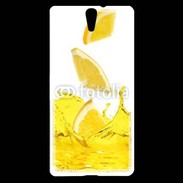 Coque Sony Xperia C5 jus d'orange