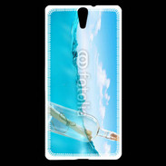 Coque Sony Xperia C5 Bouteille à la mer