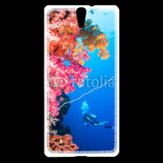 Coque Sony Xperia C5 Plongeur en mer 11