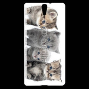 Coque Sony Xperia C5 Groupe de chatons