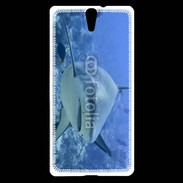Coque Sony Xperia C5 Requin blanc