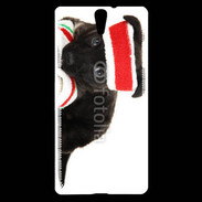 Coque Sony Xperia C5 Chiot joueur de tennis